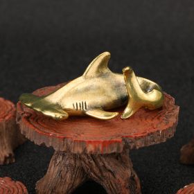 Hammerhead Shark Brass Ornaments Made Of Old And Antique