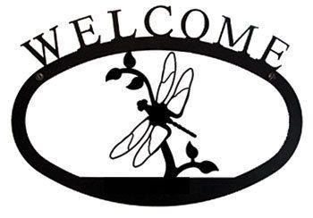 Dragonfly - Welcome Sign Large