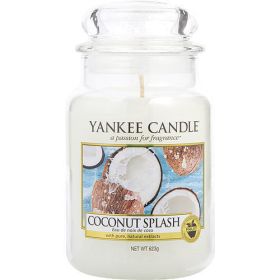 YANKEE CANDLE by Yankee Candle COCONUT SPLASH SCENTED LARGE JAR 22 OZ