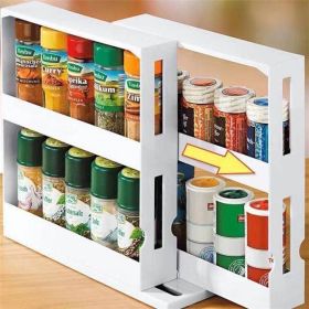 Food Rotary Rack Seasoning Storage