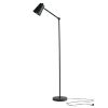 64 inch Black Architect Floor Lamp with LED Bulb, Matte Metal Finish