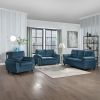 3-Seat Sofa Velvet for Living Room; Bedroom; Office Blue