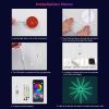 LED Firework Strip Lights Dream Color RGB Smart Music Sync APP & Remote Control