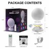 3D Smart Moon Lamp 360Â¬âˆž RGB LED Night Light w/ Bluetooth Speaker Remote Control