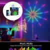 LED Firework Strip Lights Dream Color RGB Smart Music Sync APP & Remote Control