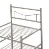 2 Shelves 10 lb Capacity Steel Storage Shelf Unit with Hamper;  Satin Nickel