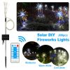 Solar Firework Lights Outdoor Waterproof Path Lawn Garden Decor Lamp