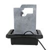 10.6inches Tabletop Water Fountain with Led Light