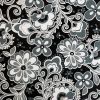 Night Flowers - Vinyl Self-Adhesive Wallpaper Prepasted Wall stickers Wall Decor (Roll)