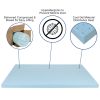 Capri Comfortable Sleep 3 inch Cool Gel Memory Foam Mattress Topper - Twin [MR-M35-3-T-GG]