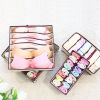 6Pcs Foldable Underwear Sock Bra Organizer Drawer Divider Container Bin Storage Box