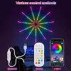 LED Firework Strip Lights Dream Color RGB Smart Music Sync APP & Remote Control