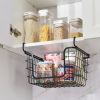 Oceanstar Stackable Metal Wire Storage Basket Set for Pantry, Countertop, Kitchen or Bathroom â€šÃ„Ã¬ Black, Set of 3