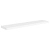 Floating Wall Shelves 2 pcs White 47.2"x9.3"x1.5" MDF