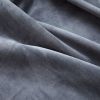 Blackout Curtains with Rings 2 pcs Anthracite 37"x95" Velvet