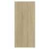 Side Cabinet Sonoma Oak 38.2"x12.6"x28.3" Engineered Wood