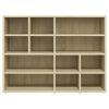 Side Cabinet Sonoma Oak 38.2"x12.6"x28.3" Engineered Wood