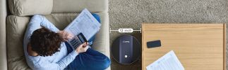 Geek Smart Robot Vacuum Cleaner G6; Ultra-Thin; 1800Pa Strong Suction; Automatic Self-Charging; Wi-Fi Connectivity; App Control; Custom Cleaning; 100m