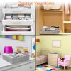 3 Pack Sock Organizer Box Foldable Damp Proof Storage Drawers Multi-cells Underwear Tie Container