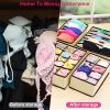 6Pcs Foldable Underwear Sock Bra Organizer Drawer Divider Container Bin Storage Box