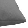 Throw Pillows 4 pcs Gray 19.7"x19.7" Fabric