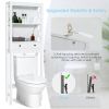 Toilet Space Saver Bathroom Organizer Storage Shelf with Drawers