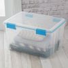 54Qt Gasket Box Plastic Blue Aquarium Set of 4 BPA-free Phthalate-free