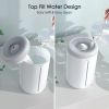 Humidifiers for Bedroom Large Room;  Won't Leak Vewior 4.5L Top Fill Cool Mist Last 60 Hours;  Air humidifier and Diffuser 2 In 1;  Easy to Clean Supe