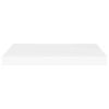 Floating Wall Shelves 2 pcs White 23.6"x9.3"x1.5" MDF