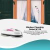 APQ White Window Cleaning Robot W200; Automatic Window Cleaner Robot 11.8" x 5.9" x 3.7"; 40ml Robot Window Cleaner; Window Vacuum Cleaner with with A