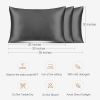 2 Pack 20"x26" Silk Pillowcase for Hair and Skin , 22 Momme 100% Mulberry Silk & Natural Wood Pulp Fiber Double-Sided Design, Silk Pillow Covers with