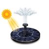 1set Solar Sprinkler; Garden Decoration; Water Floating Solar Power Fountain Panel Kit; Water Pump For Pool Pond Garden