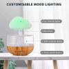 2023 New Arrival Rain Drop Cloud Humidifier Creative Water Drip And Oil Diffuser lamp Desktop Mushroom Rain Cloud Humidifier