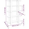 Book Cabinet/Room Divider High Gloss White 39.4"x11.8"x63"