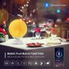 3D Smart Moon Lamp 360Â¬âˆž RGB LED Night Light w/ Bluetooth Speaker Remote Control