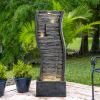 Artistic Outdoor Water Fountain - Elevate Garden with a Sculptural Water Display