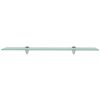 Floating Shelves 2 pcs Glass 27.6"x3.9" 0.3"