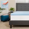 Capri Comfortable Sleep 3 inch Cool Gel Memory Foam Mattress Topper - Twin [MR-M35-3-T-GG]