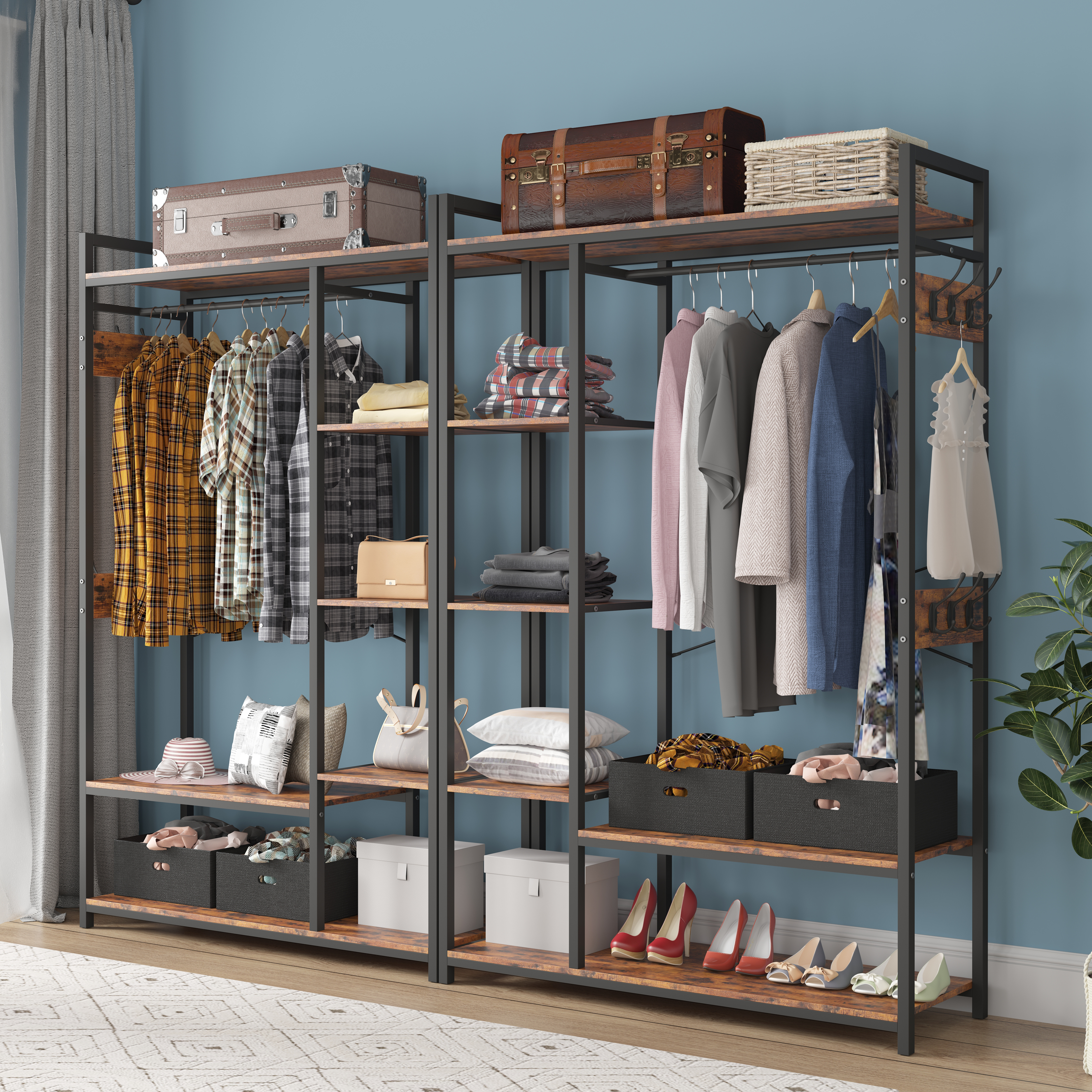 Storage and Organization - Free Standing Closet