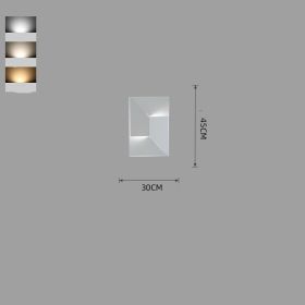 Creative Wall Lamp Nordic Art Living Room Background (Option: Warm light-30X45cm-220V)