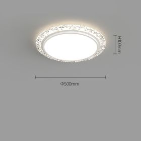 Home Creative Warm And Romantic Bedroom Lamp (Option: 8101white 50CM-Apolar modulation)