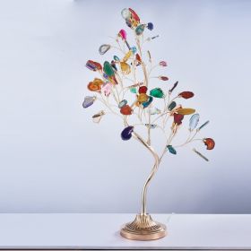 Nordic Floor Lamp Living Room Creative Agate Tree Branch Shape (Option: Sshaped table lamp-Warm light)