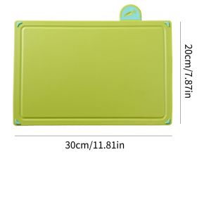 Plastic Cutting Board With Storage Shelf; Chopping Board Set With Color Coded Food Icon For Kitchen Different Food Types; Easy To Grasp; Anti-skid And (Color: Four Color Sorting Board)