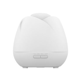 2023 New Rose Aroma Diffuser Negative Ion Diffuser Humidifier Colorful Atmosphere Lamp Aroma Diffuser (plug: UK, Color: White)