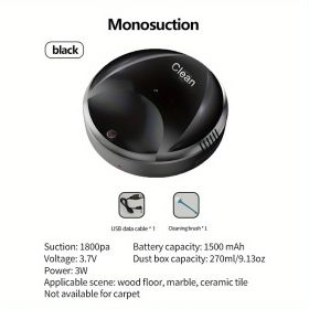 Sweeping Robot Cleaner Automatic Household Lazy Person Intelligent USB Charging Vacuum Cleaner (Items: Style.1)