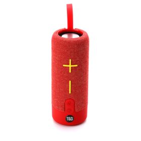 20W Portable Bluetooth Speaker Fabric Wireless Boombox Waterproof Outdoor Subwoofer Stereo Loudspeaker support TWS (Color: Red, Ships From: China)