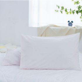 Polyester Knit Waterproof and Stain-Proof Pillowcase (Color: Pink, size: 47*74(pairs)-7)