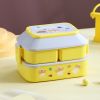 Lunch Box Bento Box For School Kids Worker Microwave Dinnerware Food Storage Container Portable Tableware Double Layer Lunchbox