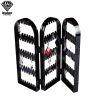 2/3/4 Fans Panels Screen Folding Clear Earrings Studs Display Rack Necklace Jewelry Shelf Stand Holder Organizer Storage Box