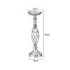 Gold/ Silver Flowers Vases Candle Rack Stand Holders Wedding Decor Road Lead Floral Bouquet Party Props Table Centerpiece Pillar